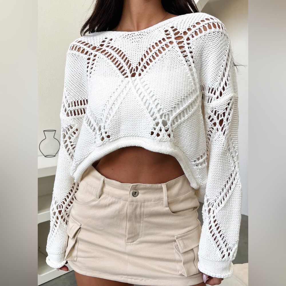 ThatsSoFetch White Sweater